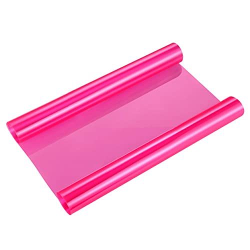 Didiseaon Film Teinté Auto Film Adhésif pour Phares et Feux Arrière Résistant à Eau Protection des Éclairages Vinyle Couleur Rose