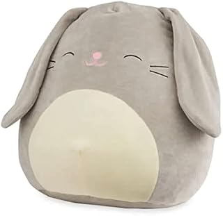 Squishmallows 7.5" Blake the Grey Bunny - Add Blake to your Squad, Ultrasoft Stuffed Animal Plush Toy, Official Kellytoy Plush, Multicolor (SQCR00676)