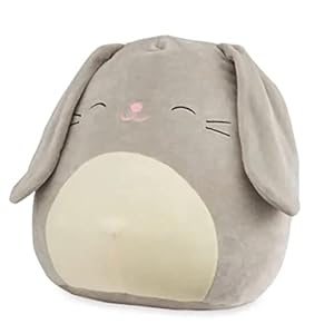 Squishmallows 7.5″ Blake the Grey Bunny – Add Blake to your Squad, Ultrasoft Stuffed Animal Plush Toy, Official Kellytoy Plush, Multicolor (SQCR00676)