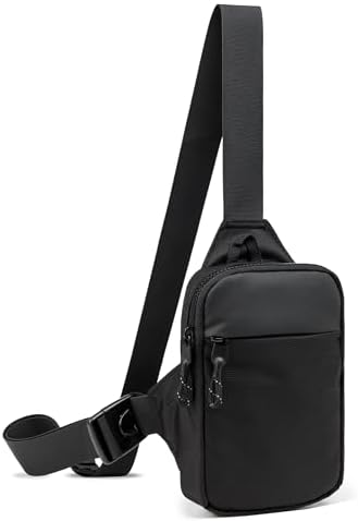 higouta Mini Sling Bag for Men Women, Small Crossbody Casual Util...