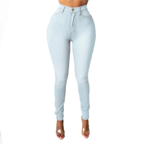 Jeans évasés taille haute extensible pour le quotidien des femmes