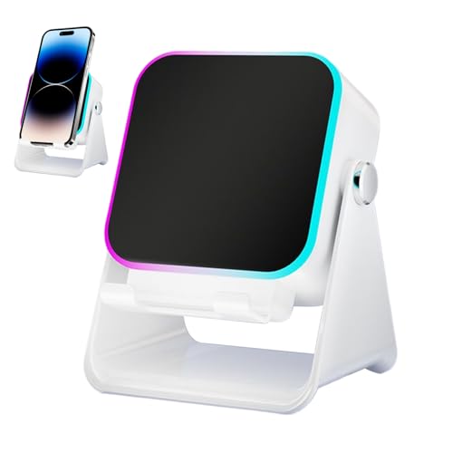 Haut-parleur à induction pliable pour la maison et le bureau avec lumière douce