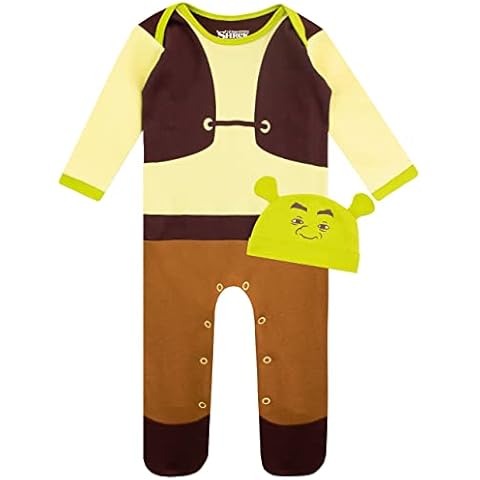 DreamWorks Baby Sleepsuit Shrek Green 0-3 M Cover