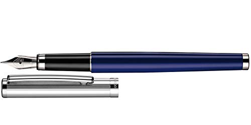 Otto Hutt Design 01 Füllfederhalter – Schwarz Glänzend Mit Federstärke M, Inkl. Patrone & Konverter