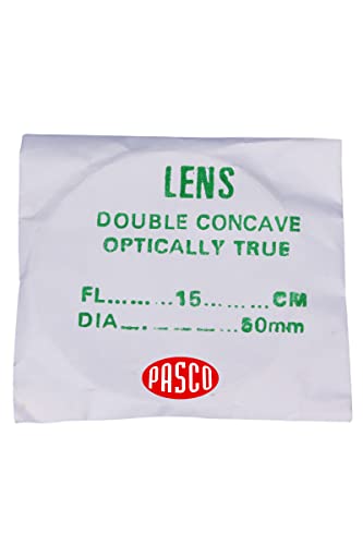 Image of Pasco Concave Lens Diameter 50MM & Focal Length: 15CM (Pack of 2)