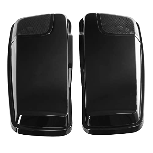 Tapas de Alforjas HR3 Vivid Black con Rejillas para Bocinas 5x7 miniatura 4
