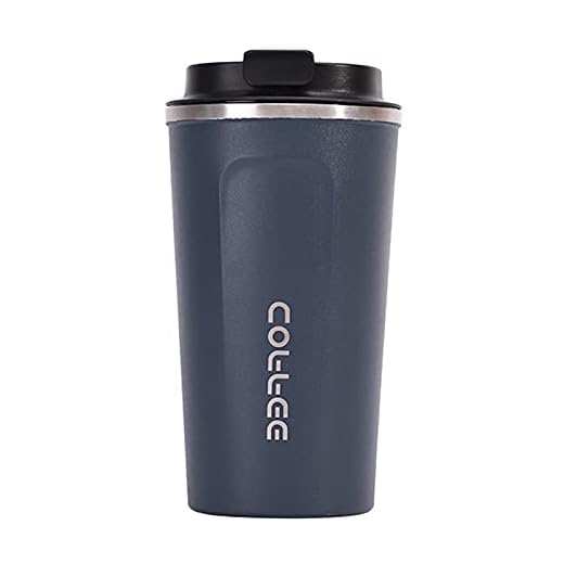 Aibecy Copo de café de aço inoxidável à prova de vazamentos copo térmico isolado para carro caneca de viagem portátil