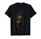 raccoon witch cauldron halloween cute halloween