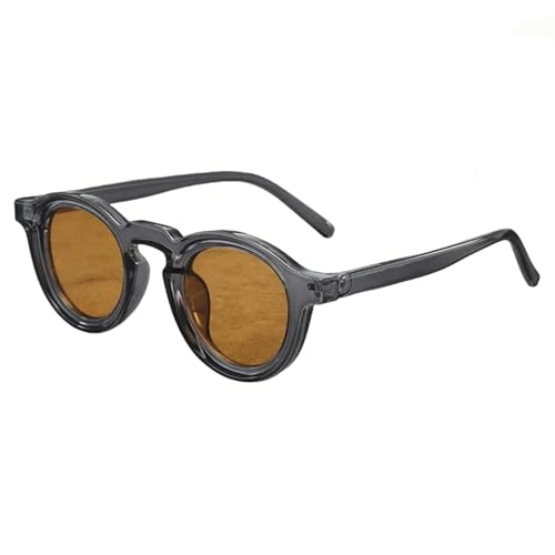 Retro Round Small Frame Sunglasses Men Women Fashion Uv Resistant Sunglasses