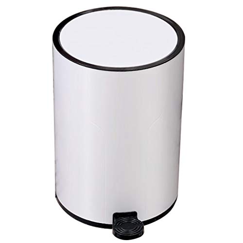 SuoANI Mini Trash Can Plastic Pedal Bin Kitchen Bin Recycling And Waste ø24*35cm