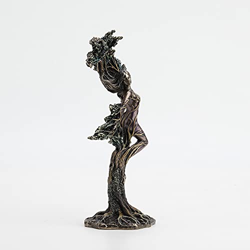 Estatua decorativa de resina bronce 25 cm miniatura 4