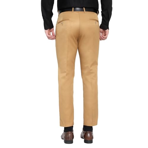 Image of Men's Formal Trouser for Men | Regular Fit Office Wear Pant | Business Casual Trousers | Comfortable Formal Pants for Office, Work