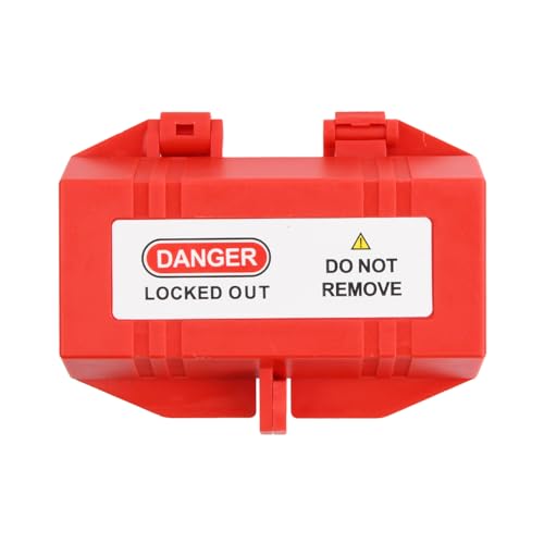 Sistemas de Bloqueo de Enchufes Eléctricos, Dispositivo de Bloqueo de Enchufe Rojo, Caja de Protección de Enchufe para Electrodomésticos Industriales (M)