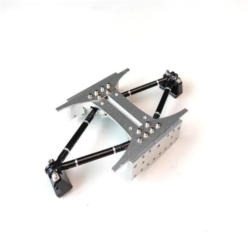 Suspension arrière RC intégrée double poutre alu pour châssis Tamiya Man et Actros 1/14