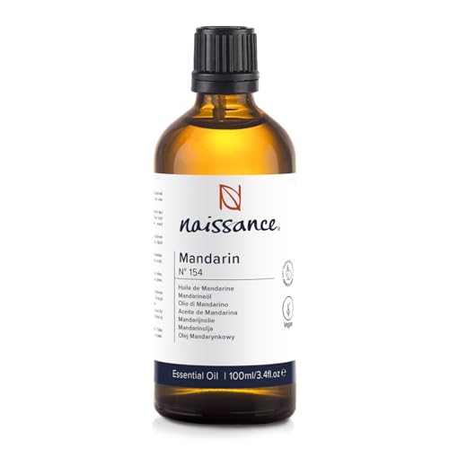 Naissance Huile Essentielle De Mandarine (No. 154) - 100 ml - Pure, Naturelle, Végan, Non Dilué - Pour Aromathérapie, Diffuseur, Humidificateur, Mélange...