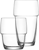 Kinderfreundlich - Kinder trinken meist zu wenig - das kleine Glas im Set fasst mit 285 ml eine sehr gute Größe für Ihre Kleinen, zeichnet sich aus durch gute Greifbarkeit