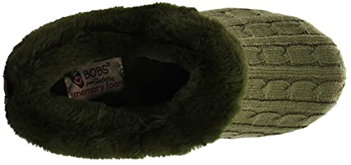 Image of Skechers Women's Keepsakes Ice Angel Sneaker | Casual slipper, Memory Foam footbed, Soft sweater knit upper, Faux-Fur Lining, Flexible indoor and outdoor outsole