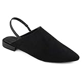 Schuhbreite: Mittel RF ROOM OF FASHION - D\'orsay Damen, Schwarz (New Black Vegan Velvet), 38.5 M EU