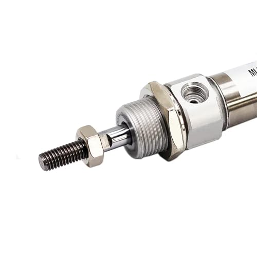 Cilindro neumático de acero inoxidable con doble efecto de 12mm de diámetro 4