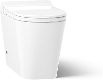 Leap One Piece Elongated Smart Toilet with Bidet Built In Dual Flush Quiet Close.
