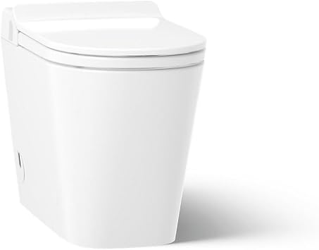 Kohler Leap One-Piece Elongated Smart Toilet with Bidet Built In, Dual-Flush, Quiet-Close