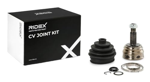 RIDEX Juego de articulación árbol de transmisión Delantero M20x1.5 5J0041 Junta Homocinética compatible con VW Polo IV Hatchback 9N, 9A GOLF II 19E, 1G1 GOLF III 1H1 GOLF I Cabriolet 155 POLO 6N2