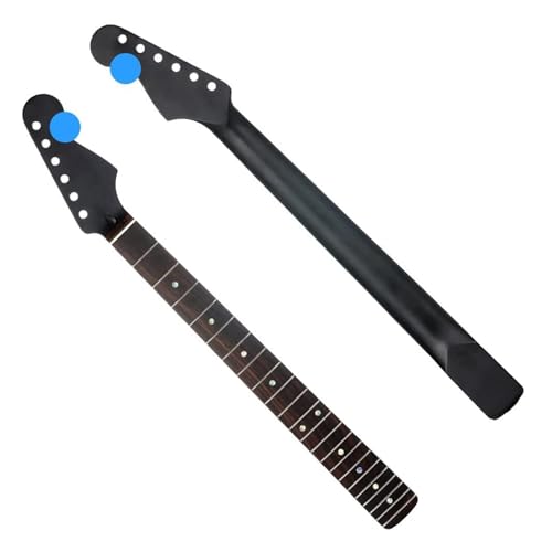 Manche de guitare noir mat érable canadien pour projet lutherie