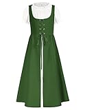 Scarlet Darkness Kids Green Costume Girls Medieval Renaissance Costume Easter Dress Green Size 8