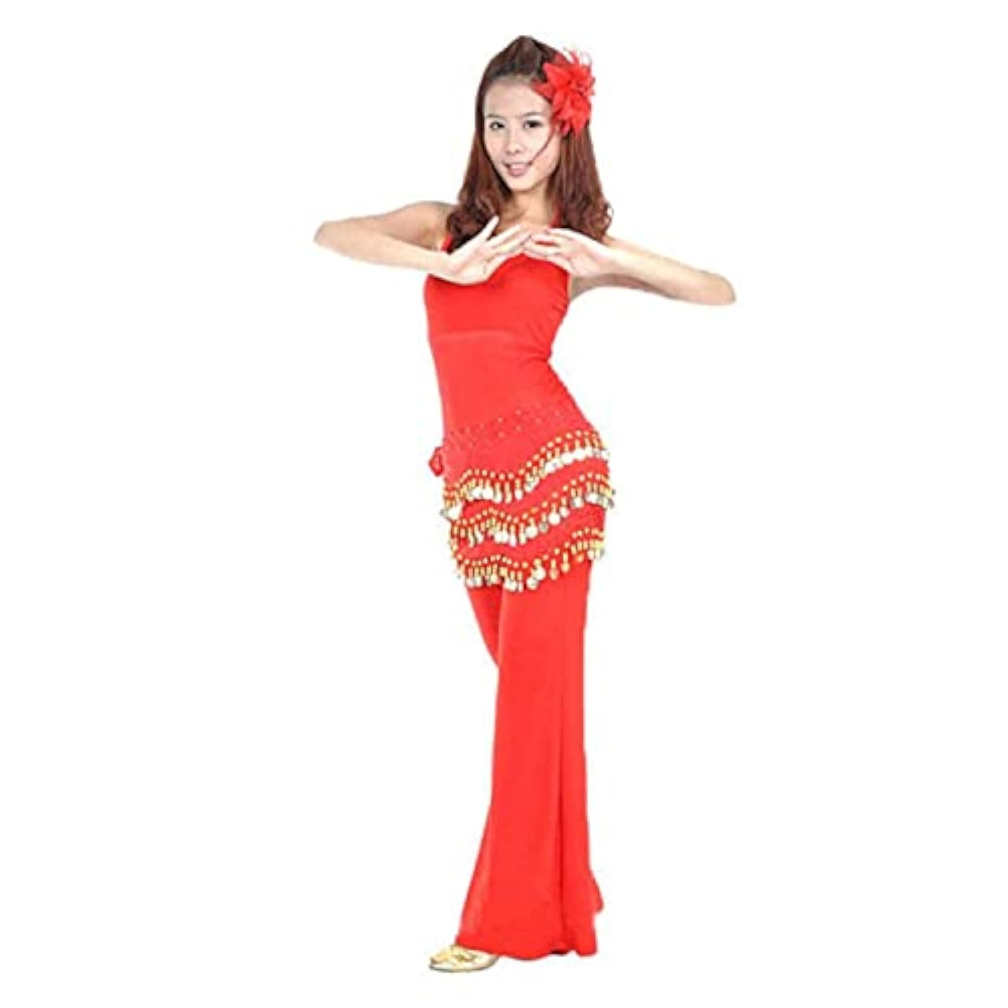 Belly Dance Waist Chain with 128 Coins