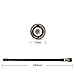 UAYESOK Handheld Cb Radio Antenna 27MHz BNC Radio Scanner Antenna Flexible Soft Whip for Cobra Midland Uniden Portable Hand Held Cb Radio