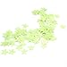 100Pcs Stelle Luminose Adesivi murali Fluorescenti Adesivi murali 3D per Camera da Letto Verde Fluorescente