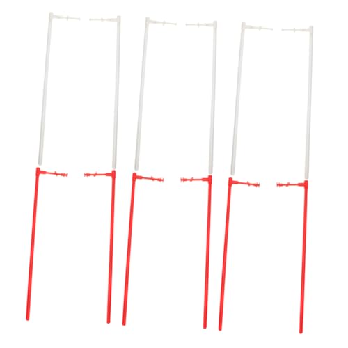 Hemoton 12pcs Reusable Rods for DIY Windmill Making Durable Plastic Replacement Bars for Garden Windmills and Craft Projects Sturdy and Convenient