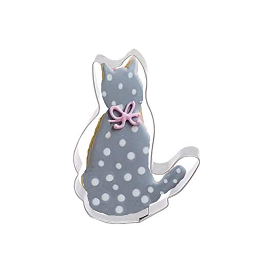 Hunputa Cookie Cutters - Cookie Cutters Mini Geometric Shapes Cookie Cutters, Cat Shape Cutters for Kitchen, Baking, Halloween & Christmas