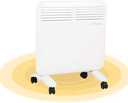 Amazon.com: Vilobos Electric Space Heater, Portable Convection Heater with  Adjustable Thermostat Freestanding/Wall Mounted w/ Digital Display 24H  Timer, Wheels, No Light, Quiet, Overheat Protection, 750W Garage Heater :  Everything Else