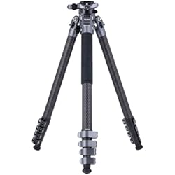 Tripode Rollei Rollei Easy Traveler - Trípode de Carbono (Capacidad de Carga de 5 kg, Altura de 160 cm, Ultraligero, Compacto, función de Bloqueo)