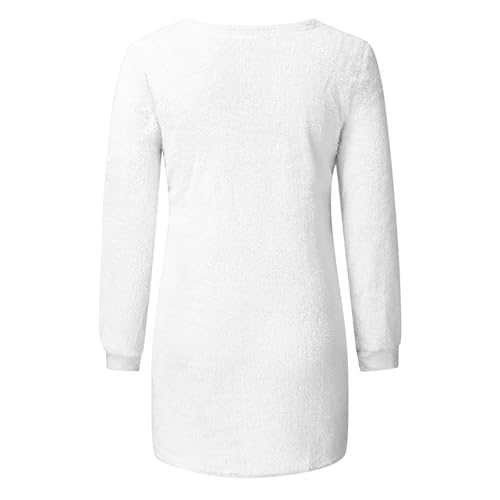 2025 Fall Sweaters for Women,Long Sleeve Cozy Lightweight Fuzzy Casual Pullover,Cute Dressy Winter Jumper Tops2