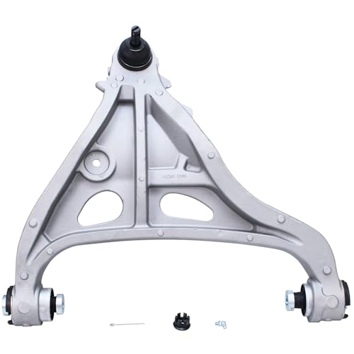 Image of Detroit Axle - Front End Control Arms Tie Rods for Ford 2004-2008 F-150, 2006-2008 Lincoln Mark LT 2 Lower Control Arms with Ball Joints 2 Outer Tie Rod Ends Replacement