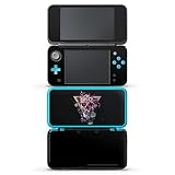 DeinDesign Autocollant Compatible avec Nintendo 2 DS XL Sticker Film Autocollant Tête de Mort Triangles Fleurs