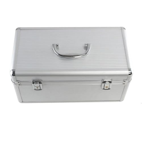 Hard Drives Case 3.5inch 10 Bay Protective Storage Suitcase with Foam Hard Case Shockproof Carrying Case