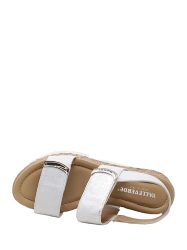 Sandales compensées Valleverde Blanc 32391 chaussure été confortable - 3