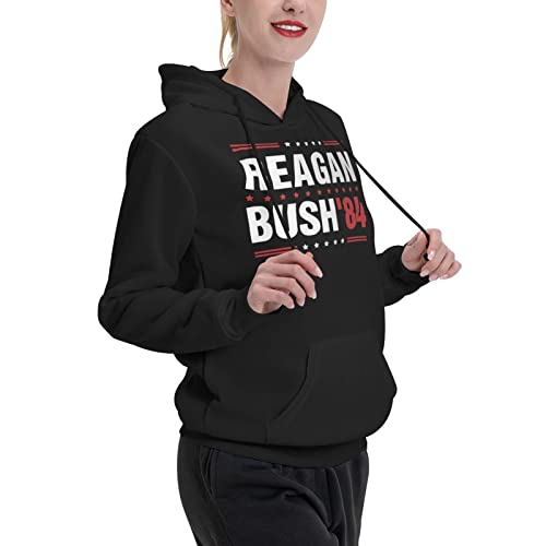 Moletom engraçado Reagan Bush 84 campanha moletom adolescentes meninos ideias de presente moletons a