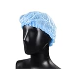 Certificado CE WMT Gorro Charlotte azul desechable en dispensador de 150 uds. Made in Italy. Certificado CE