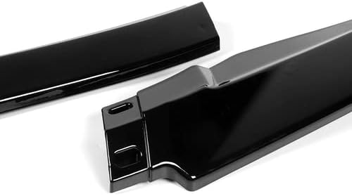 3 Pieces Front Bumper Lip Spoiler Splitter Side Body Kit Trim Protection Compatible with 2013-2015 Honda Accord Coupe 2DR, 2014 (Painted Black)