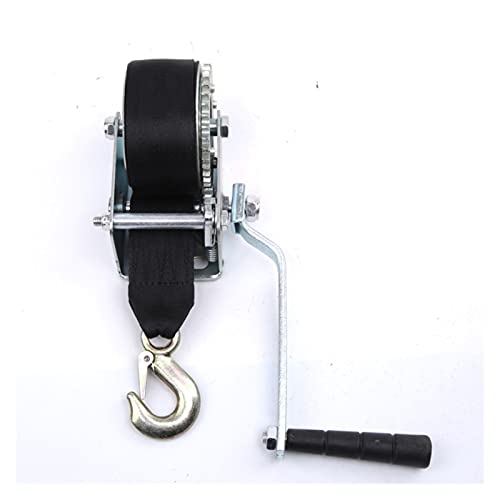 Enzmax Electric Hoist 800Lbs 6M Boat Truck Auto Portable Manual Winch Webbing Sling, Hand Tool Lifting Sling For Garage, Warehouses, Factories Lifting #TOP2