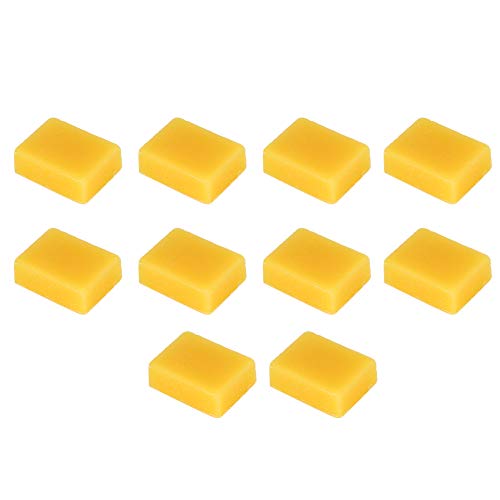 Generic Cera de Abejas para Pulir Muebles, para Obras de Arte de Caoba y Pulseras de Autógrafos, 10 Uds.