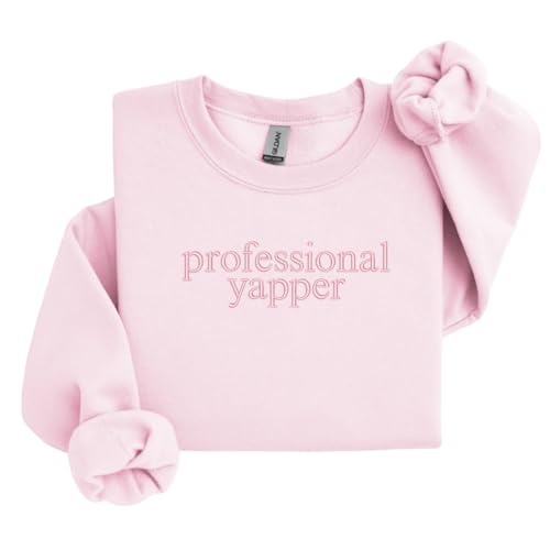 Imperial The Label Professional Yapper Embroidered Sweatshirt Funny Unisex Pullover