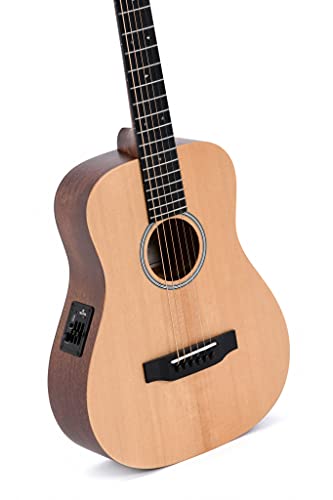 Sigma TM-12E – Guitare électro-acoustique de voyage – Naturel (+ housse) - Les Beatles, Paul McCartney, John Lennon, RIngo Starr, George Harrison Sigma TM-12E - Guitare électro-acoustique de voyage - Naturel (+ housse) – Image 4