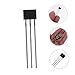 TOPPERFUN 10Pcs Hall Effect Sensor Pins High-Temperature Replacement Switch for Automotive and Industrial Applications Stable Alloy Material Compact Design Compatible with Integrated Circuits