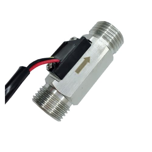 Flow Sensor Meter Digital Pipeline Water Flow G1/2 OD2cm 1-30L/Min Pulse Singal Water Flow Sensor Meter(SUS 24V)