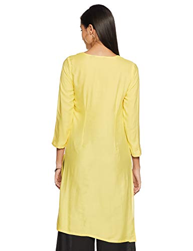 Image of Indigo Women's Rayon Straight Kurta